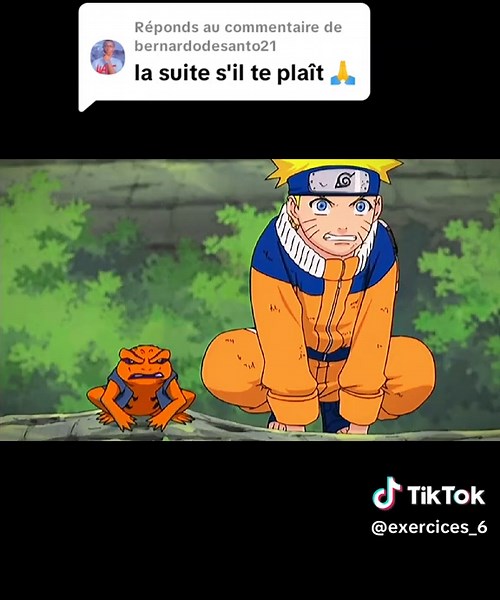Réponse créative sur Naruto et TikTok