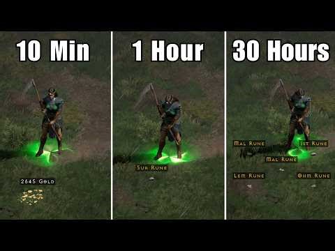 Farming in D2R for 10 Min Vs 30 Hours
