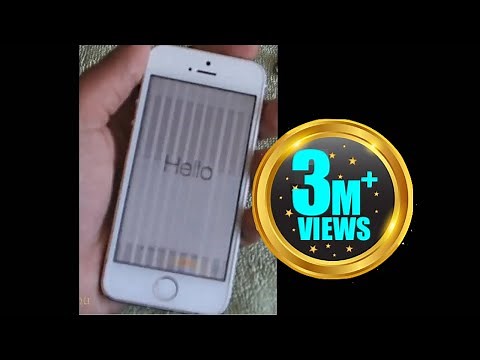 SOLVED - How to Fix Vertical Lines on iPhone 5S | Unresponsive Screen 5S | White & Black Lines