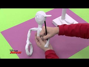 Art Attack - Technique de Nico du Rouleau - Disney Junior - VF