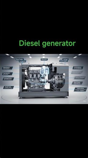 diesel generator working components