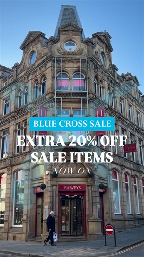 🔵The Blue Cross Sale is NOW ON!🔵 Enjoy an extra 20% off sale across all of our 4 floors! That’s now up to 70% off selected sale items🤩 These are discounts you don’t want to miss out on! Head into store to get big savings - we’re open 9:30am - 5pm🌟 *Please note, concessions are not included in the Blue Cross Sale. #harveysofhalifax #bluecrosssale #bigsavings | Harveys of Halifax