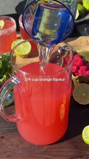 Raspberry Margarita Pitcher