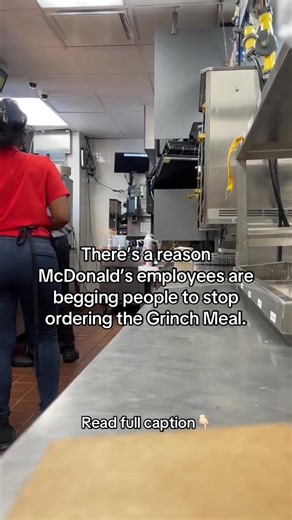 I’m just gonna say it straight bc y’all really do not get it. the grinch meal absolutely ruining our shifts. At first i thought people were just being dramatic like usual i was like ok whatever it’s just another promo but nah i worked through it and yeah… i get it now. The second that meal dropped everything went to hell. i’d walk in and the drive thru was already wrapped around the building and i hadn’t even clocked in yet. not bc people were starving.. just bc everyone wanted that stupid grinc