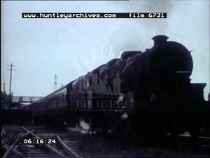 Black Fives on the Great Central Railway, 1950's - Film 6731