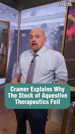 @Jim Cramer discusses the decline of Aquestive Therapeutics and the risk of investing in speculative stocks.
