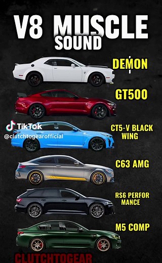 V8 Muscle Cars Sound Compilation