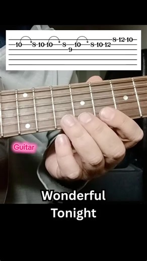 Wonderful Tonight Intro Guitar Tutorial How to play Wonderful Tonight by Eric Clapton on guitar, focusing on the smooth intro melody that opens the song. The melody is slow, expressive, and very approachable for beginners, making it a great way to practice note control, vibrato, and letting notes ring naturally. A perfect example of how space and simplicity can create an unforgettable guitar part. #guitarlesson #guitartok #wonderfultonight