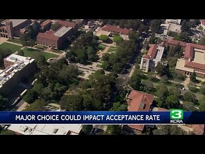How to see see acceptance rates for majors at California's public universities