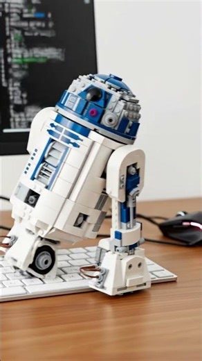 R2-D2's First Day as a Software Engineer 💻💥