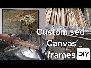 How to make Canvas Frames at home | DIY