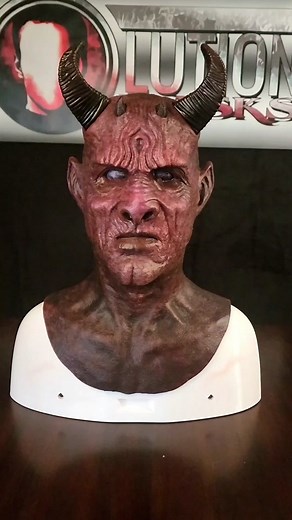 Realistic Demon Silicone Mask Making with Magnets in Sioux Falls