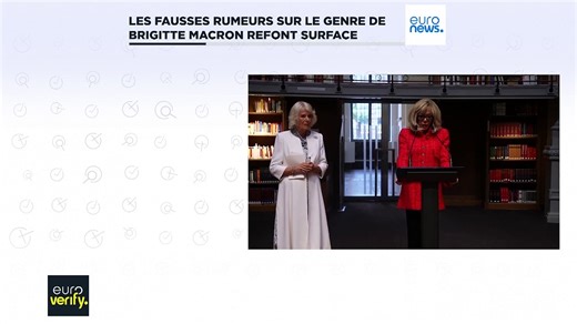 Brigitte Macron à nouveau visée par de fausses rumeurs sur son genre