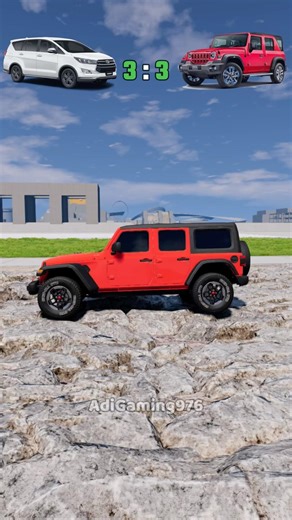 Innova Crysta 🆚 Thar Roxx 🚗💥 – Speed & Crash Test in BeamNG.drive!