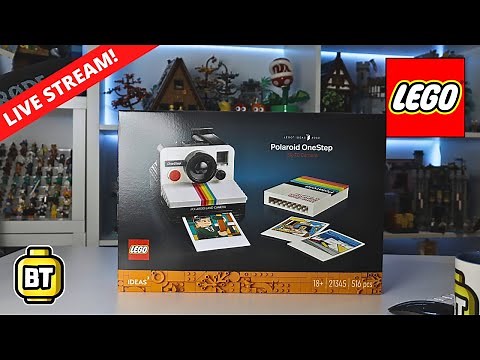 LEGO Ideas Polaroid OneStep SX-70 Camera (21345) build LIVE
