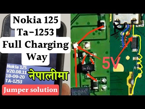 Nokia 125 Ta1253 Full charging jumper solution
