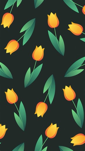 Turning a Tulip into a Seamless Pattern | Illustrator Process