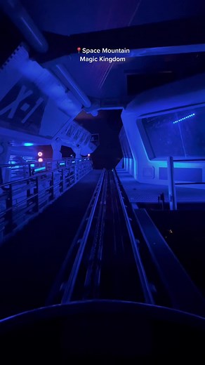 Space Mountain Christmas Overlay Experience at Magic Kingdom