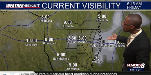 KNOE Friday Morning Forecast With Meteorologist DeVonte' Dixon