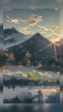 Peaceful Morning Ambience 🌅 Mountain Sunrise & Relaxing Nature Sounds