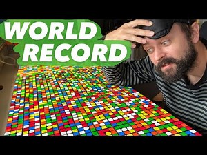 Solving 250 Rubik's Cubes BLINDFOLDED (WORLD RECORD)