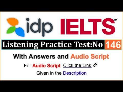 idp IELTS Listening Practice Test 146 With Answers