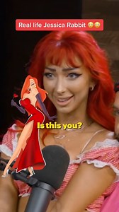 Real life Jessica Rabbit 😍🤣 #Podcast #Podcasting #TalkShow #Interviews #Discussion #News #Entertainment #celebrities #Guests #Storytelling #Comedy #explore #newepisode | Pillow talk 2.0