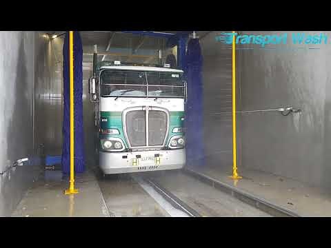 Big Automated Truck Wash System