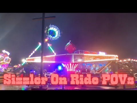 Sizzler on Ride POV & Rider Cam Winter Wonderland Stoke on Trent 2025