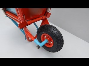 Make A Folding Wheelbarrow | Wheelbarrow Combine Handle Truck