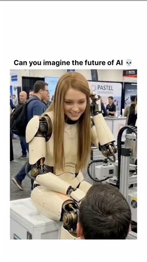 2AM___friendship on Instagram: "Can you imagine the future of AI? 🤖✨ What once lived only inside science fiction movies is now standing right in front of us, breathing movement into metal and code. This moment reminds us that artificial intelligence is no longer just a tool—it’s slowly becoming a presence. These humanoid creations are designed to learn, adapt, and interact, blurring the line between human intelligence and machine logic. Every gesture, expression, and response is powered by coun