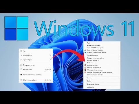 Como activar el antiguo menú contextual en Windows 11 (clic derecho)