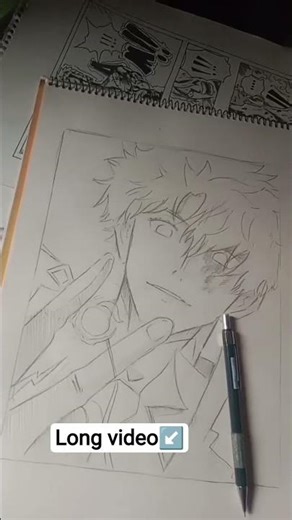 Drawing Gojo Using RED Technique 🔥