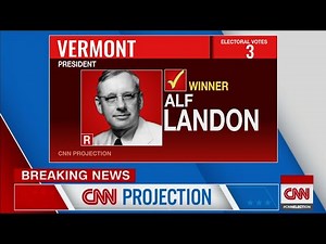 Election Night 1936: Franklin Roosevelt Vs Alf Landon