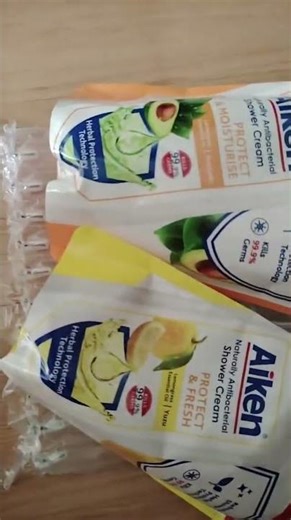 Aiken Antibacterial Shower Cream Protect & Fresh Refill Pack 800g | Kills 99.9% germs | Yuzu