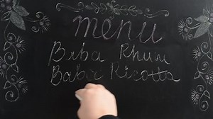 We Write Menu On Board Menu: стоковое видео (без лицензионных платежей), 24482933 | Shutterstock