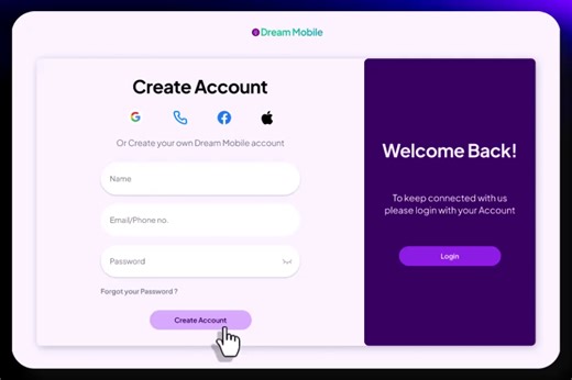 Dynamic Sliding Authentication Interface