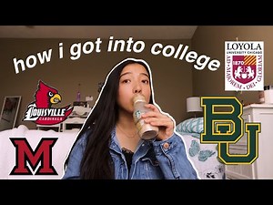 how i got into every college i applied to (my realistic high school stats) ⚡️