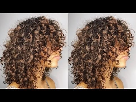 How to cut & style a Layered bob Haircut on Curly Hair - Medium length curly bob haircut