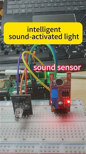 intelligent sound-activated light#diy #arduino #led #ky038