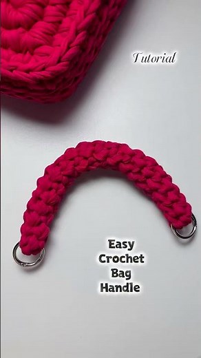 Easy Crochet Bag Handle Tutorial | Beginner-Friendly #handles #crochet #handmade #tutorial #diybag