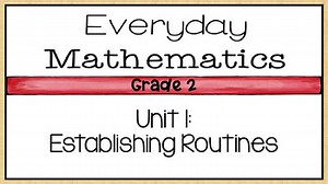 2nd Grade Everyday Math (EDM4) Unit 1 Lesson Slides
