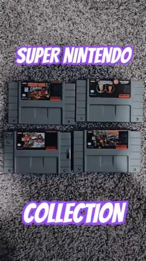 My Super Nintendo games #collection #retrogaming #nintendo #gaming #donkeykong #yoshi #mario #snes