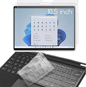 KEANBOLL 3-Pack Anti Glare Matte Screen Protector for Microsoft Surface Pro 12 Inch 2025 Copilot+ Pc Touchscreen Laptop/Tablet, Compatible with Surface Pen