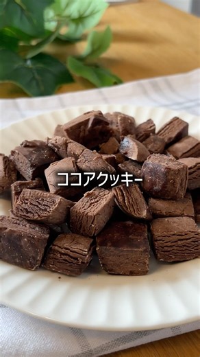 \\レンジで作る/ココアクッキー