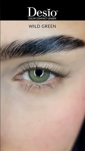 Wild Green | Green Colored Contacts | Desio Color Contact Lenses