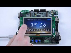 TouchGFX Demo on STM32F429 Evaluation Board with a 4.3" Display