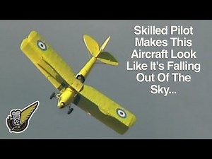 Tiger Moth biplane aerobatics