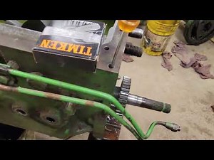 John Deere 4020 tractor pulling transmission build