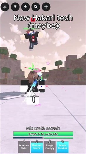 Hakari combo 65% quick (new tech) #jjs #roblox #combo #jjk #jujutsushenanigans #jujutsukaisen